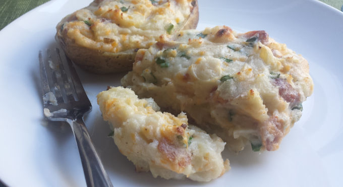 Fully Loaded Twice Baked Potatoes