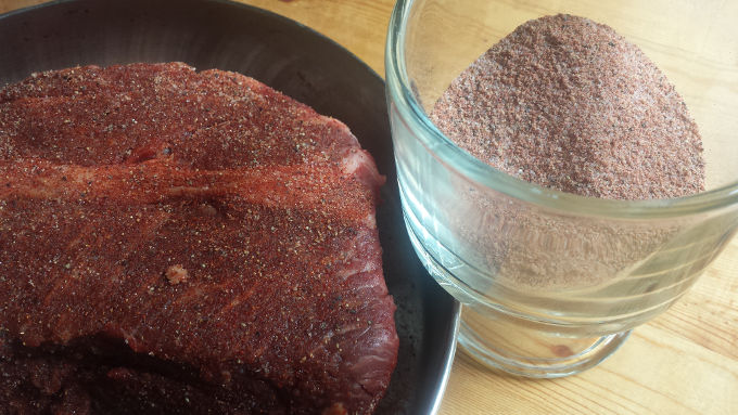 Beef With Dry Rub