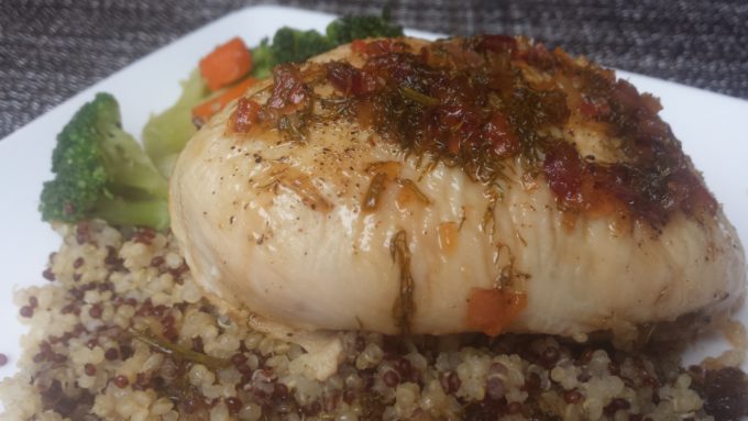 Apple Dill Chicken with Quinoa