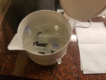 plastic kettle for sterilizing peri neb
