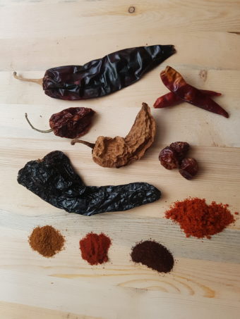 Dried and Ground Chilies