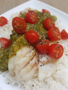 Grilled Salsa and Cod