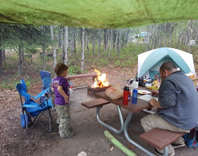 Tenting at Glacier View Campground