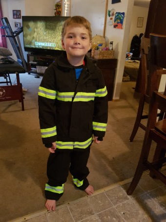 Nathan's Fireman Suit