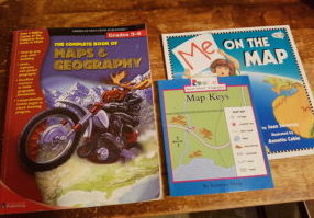 School-Age Map Skills Books