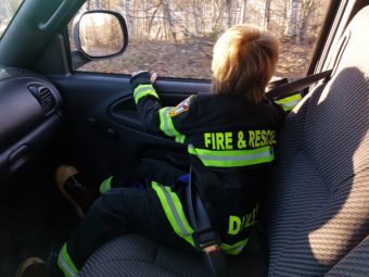 Fireman in the Front Seat