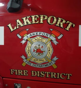 Lakeport Fire Logo