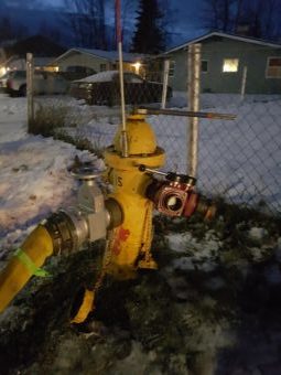 Hydrant in Use