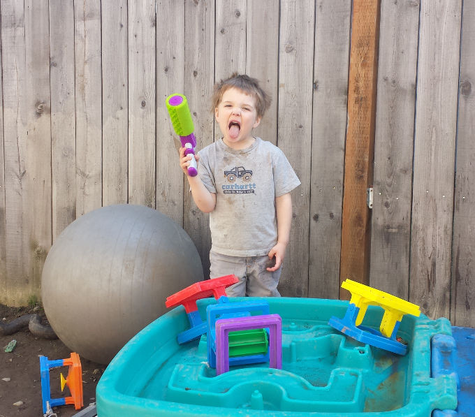 Nathan and His Water Gun