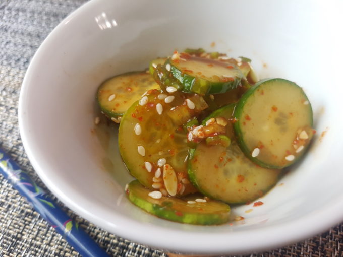 Oi-muchim Spicy Cucumber Banchan