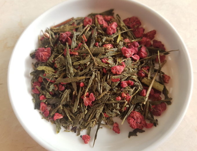 Raspberry Green Tea, Loose