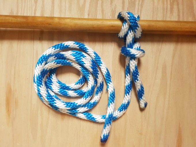 Clove Hitch Knot, and Saftey Knot