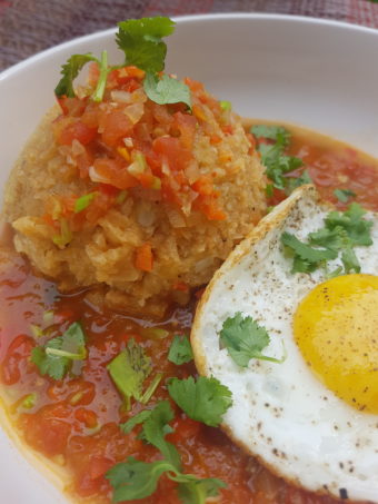 Monfongo with Sofrito Broth Breakfast