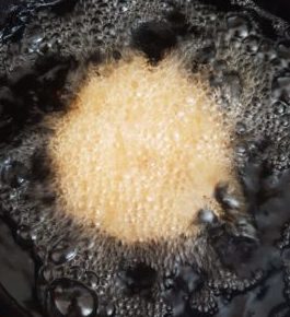 Taro Cracker Frying