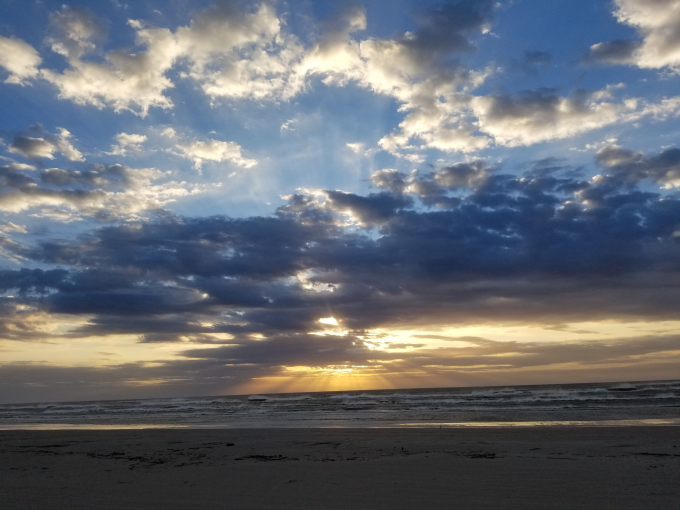 Surfside Beach Texas sunset
