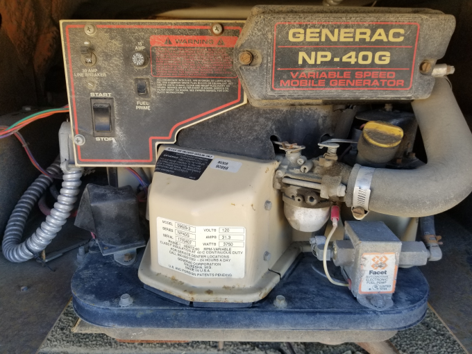 Generator for our RV