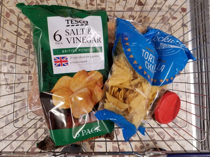Britich potato chips